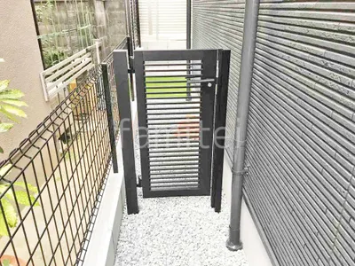 片開き 門扉 LIXIL AB YR2型 細横桟