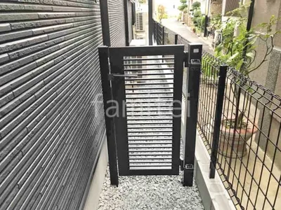 片開き 門扉 LIXIL AB YR2型 細横桟