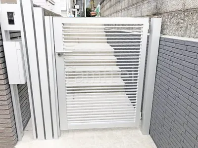 片開き 門扉 LIXIL AB YR2型 細横桟