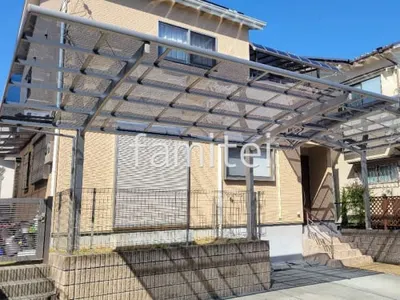 カーポート１台 （単棟） YKKAP アリュース アール屋根