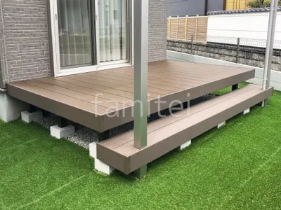 人工木デッキ LIXIL 人工木 樹ら楽ステージ