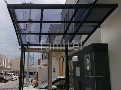 サイクルポート 自転車バイク屋根 LIXIL ネスカR ミニ アール屋根
