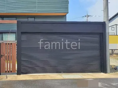 独立シャッター2台ワイド  LIXIL シャッターS Fタイプ 電動式 