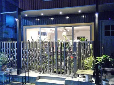 雨除け屋根 LIXIL 独立式テラスSC 1階用 F型フラット屋根 タイルデッキ