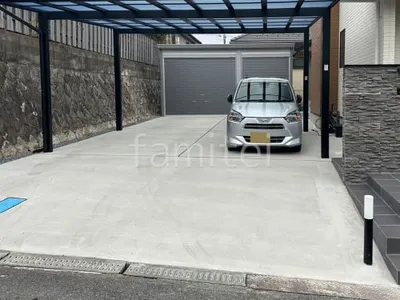 駐車場ガレージ床 土間コンクリート 伸縮目地