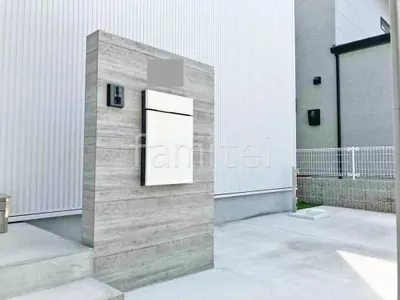 門柱 壁タイル貼り タカショー 木製調 セラ ウォール RC杉板 宅配ボックス ユニソン ヴィコDB100