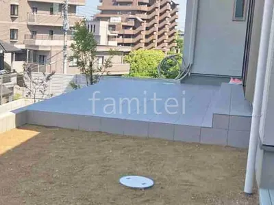 タイルデッキ 壁2面  LIXIL グレイスランド ベーシック