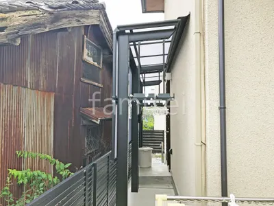 １階テラス屋根 （雨除け） LIXIL 独立式フーゴFテラス フラット屋根 独立式 スタンダード
