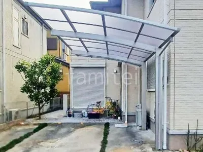 カーポート１台 （単棟） YKKAP アリュース アール屋根