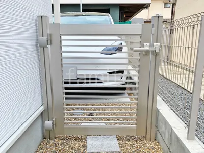 片開き 門扉 YKKAP シンプレオYB2型 横格子 