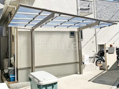 カーポート１台 （単棟） LIXIL ネスカF 変形地対応 フラット屋根
