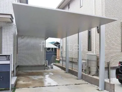 カーポート１台 （単棟） LIXIL カーポートSC フラット屋根 吊り下げ屋根