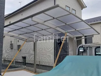 カーポート１台 （単棟） YKKAP アリュース アール屋根