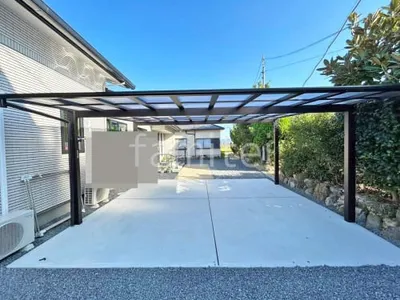カーポート2台(ワイド) ツイン YKKAP エフルージュ FIRST フラット屋根