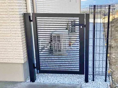 片開き 門扉 LIXIL AB YR2型 細横桟