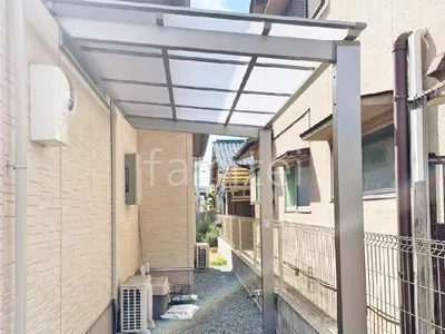 サイクルポート 自転車バイク屋根 LIXIL ネスカF ミニ フラット屋根