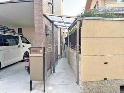 １階テラス屋根 （雨除け） LIXIL スピーネF フラット屋根 スタンダード 壁付