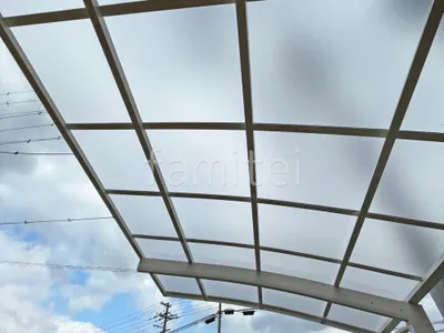 カーポート１台 （単棟） YKKAP アリュース アール屋根