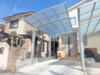 カーポート１台 （単棟） YKKAP アリュース アール屋根