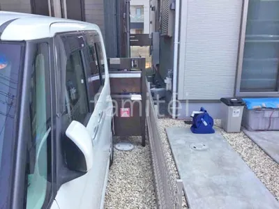 既存機能門柱移設