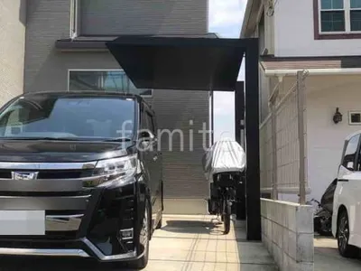 サイクルポート 自転車バイク屋根 LIXIL カーポートSC ミニ フラット屋根 吊り下げ屋根