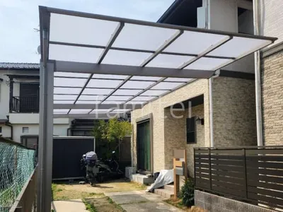 カーポート１台 （単棟） LIXIL ネスカＦ フラット屋根