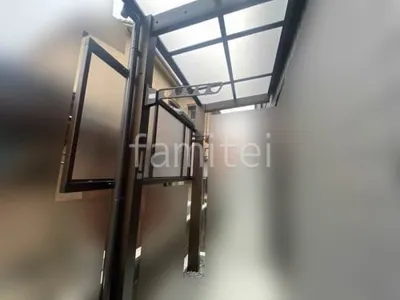 １階テラス屋根 （雨除け） YKKAP 独立式 レセパ Lタイプ フラット屋根 独立式 スタンダード