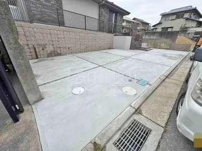 新築ナチュラル オープン外構