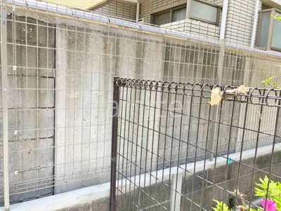 スチールメッシュ フェンス YKKAP イーネット3F型 スチール柱 境界・メッシュ