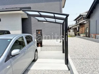 サイクルポート 自転車バイク屋根 LIXIL ネスカR ミニ アール屋根