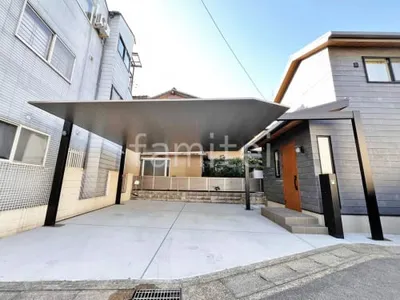 カーポート２台(ワイド) ツイン LIXIL カーポートSC フラット屋根 吊り下げ屋根