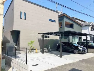 新築シンプル オープン外構