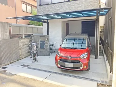 新築シンプル オープン外構