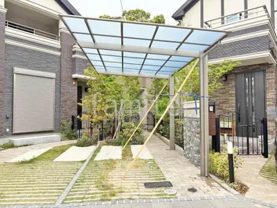 カーポート１台 （単棟） LIXIL ネスカＦ フラット屋根