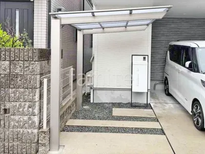 サイクルポート 自転車バイク屋根 LIXIL ネスカF ミニ フラット屋根
