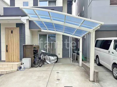 カーポート１台 （単棟） LIXIL ネスカＲ アール屋根