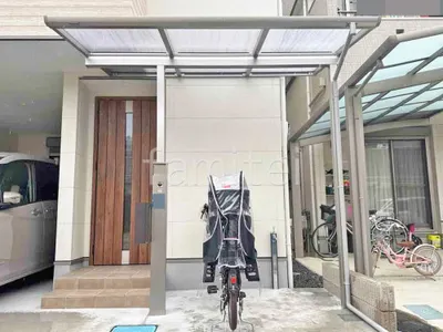 １階テラス屋根 （雨除け） YKKAP ソラリアF フラット屋根 スタンダード 壁付