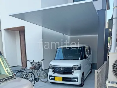 カーポート１台 （単棟） LIXIL カーポートSC フラット屋根 吊り下げ屋根