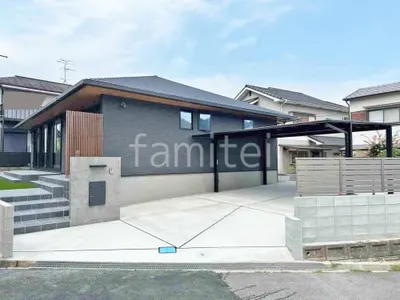 新築シンプル オープン外構