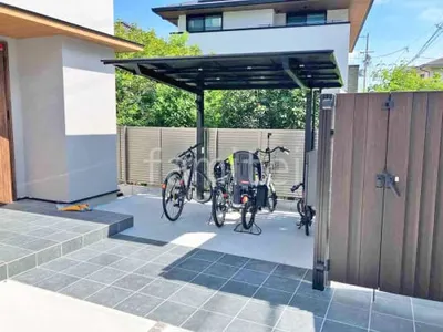 サイクルポート 自転車バイク屋根 LIXIL ネスカF ミニ フラット屋根