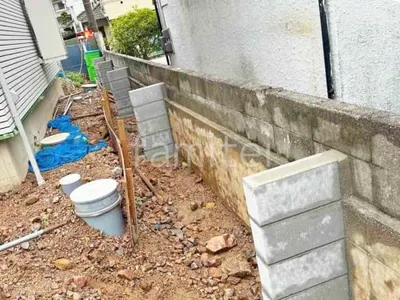 控え壁設置