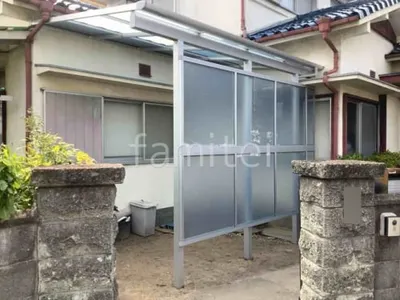 １階テラス屋根 （雨除け） YKKAP ソラリアF フラット屋根 スタンダード 壁付