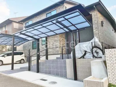 サイクルポート 自転車バイク屋根 LIXIL ネスカR ミニ アール屋根