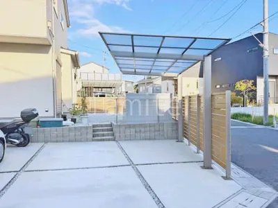 カーポート１台 （単棟） LIXIL ネスカＦ フラット屋根