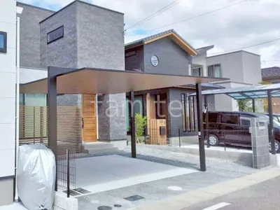 新築シンプル オープン外構