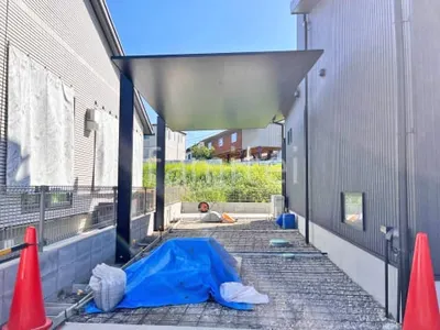 カーポート１台 （単棟） LIXIL カーポートSC フラット屋根 吊り下げ屋根
