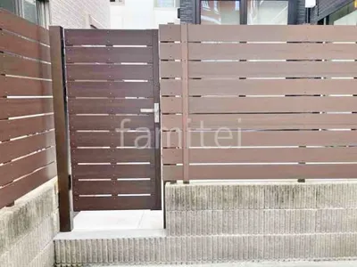 片開き 門扉 F＆F マイティフィット門扉 (内開き) 