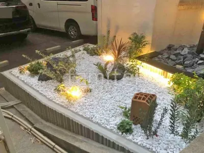 化粧砂利敷き