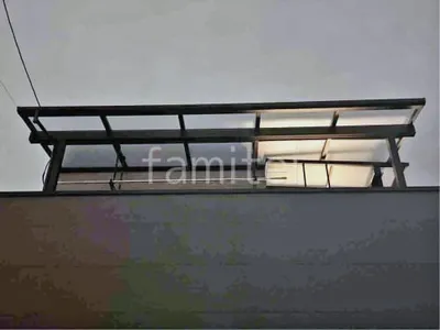 ２階ベランダ屋根  YKKAP ソラリアF フラット屋根 スタンダード 壁付