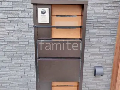 機能門柱 照明なし  YKKAP 木製調 ルシアスポストユニットWD01型 